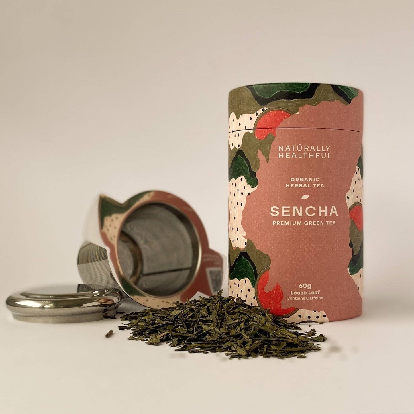 Tea infuser with lid