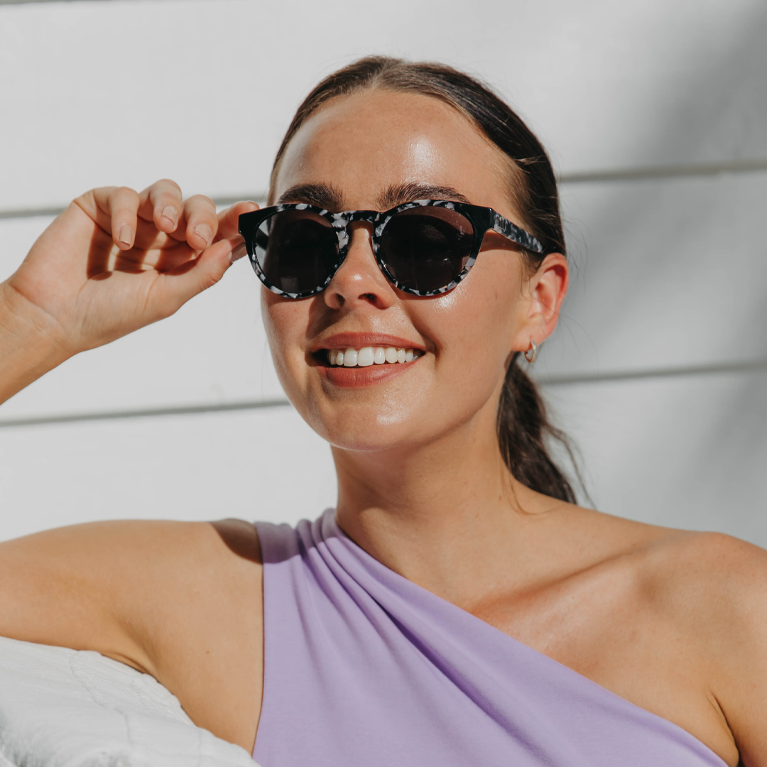 Simba Black Demi Sunglasses