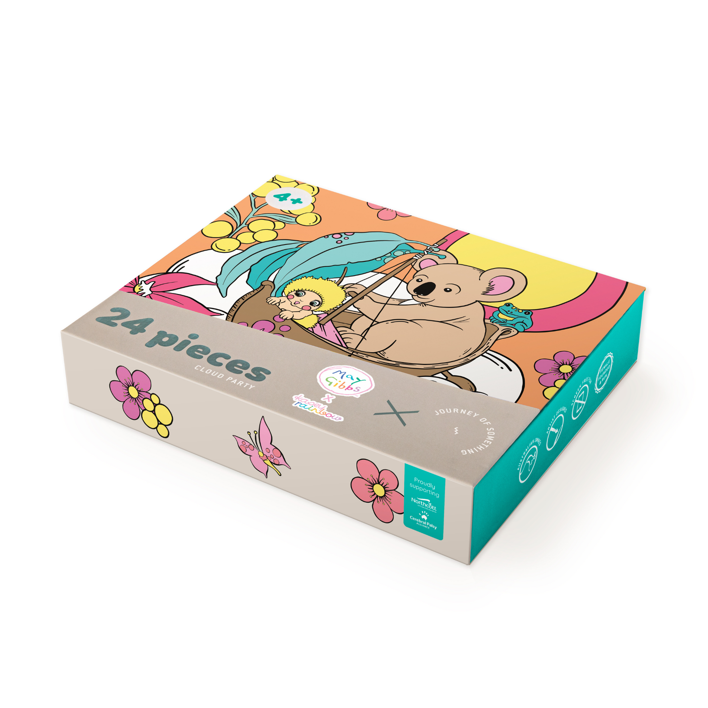 24 Piece Kids Puzzle - Cloud Party