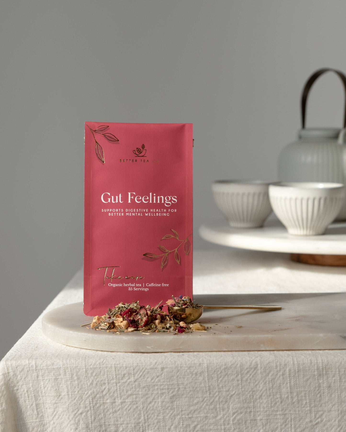 Gut Feelings Herbal Tea: 75g compostable pouch