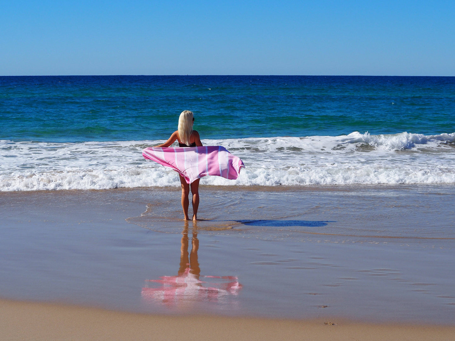 Sorrento Turkish Beach Towel - Candy