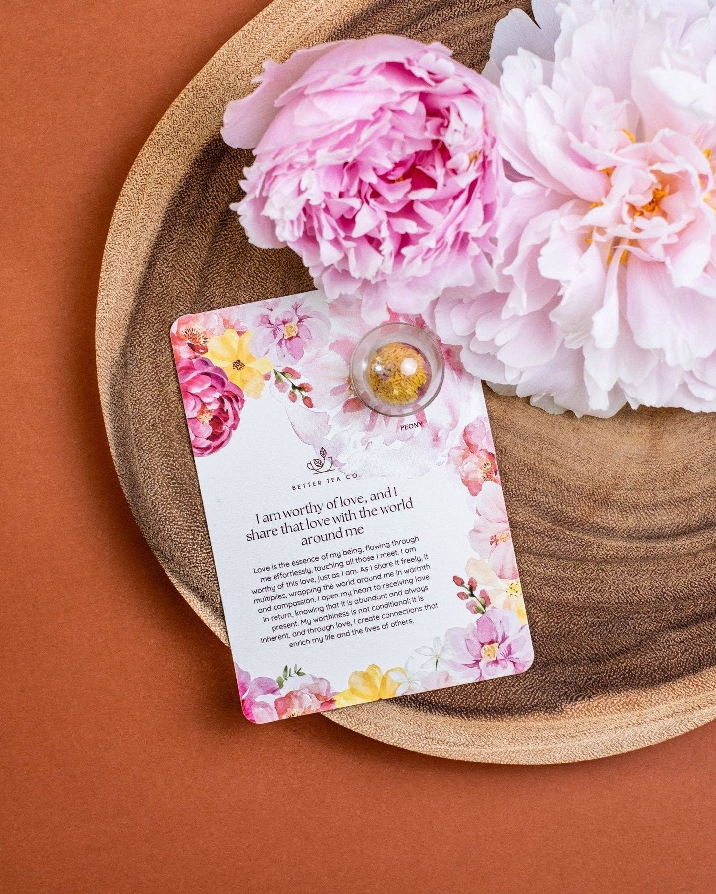 Blooming Tea Greeting Card NEW: Hibiscus