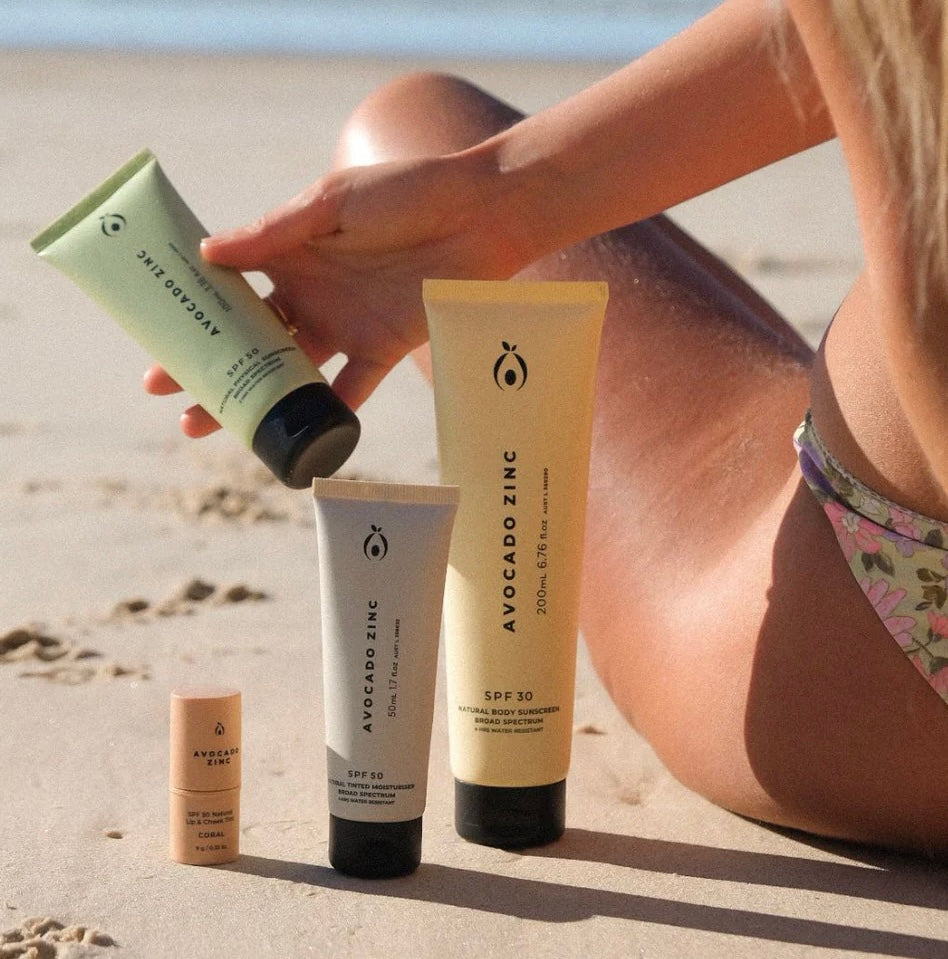 Avocado Zinc SPF 30 Natural Body Sunscreen