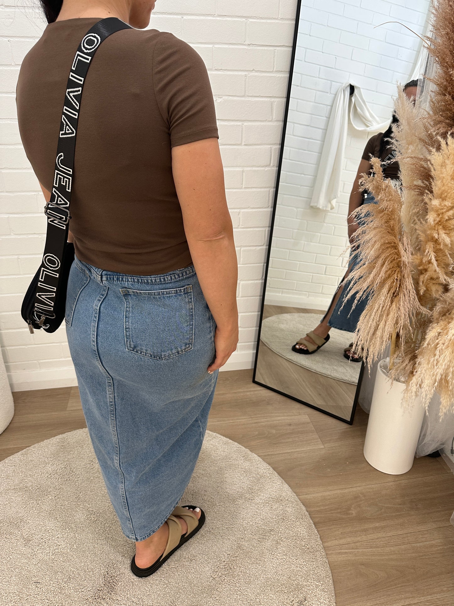 Up a Level Maxi Skirt - Blue