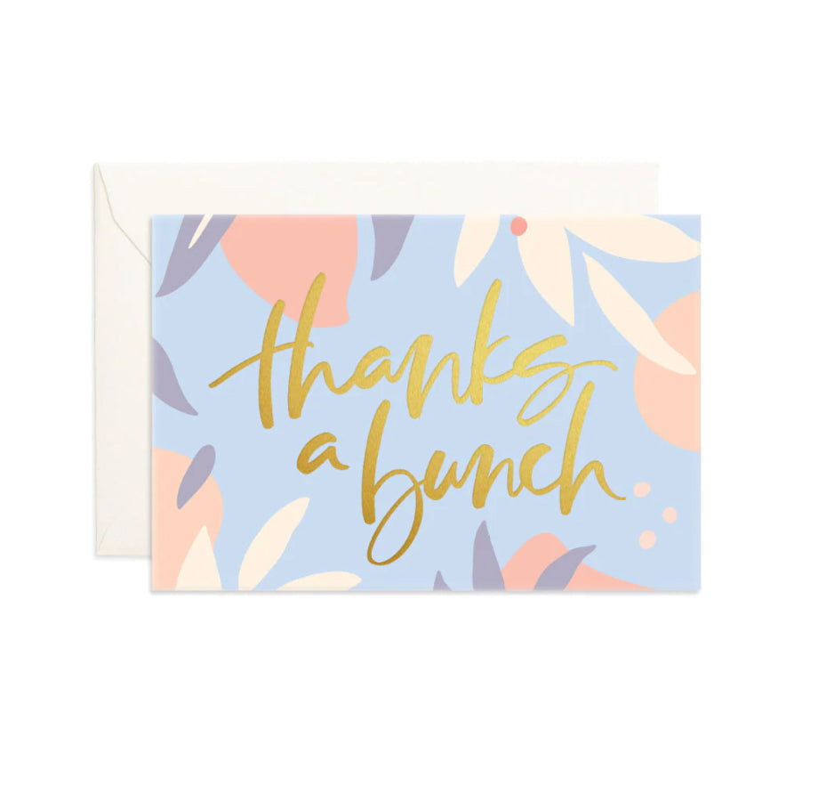 Thanks A Bunch Mini Greeting Card