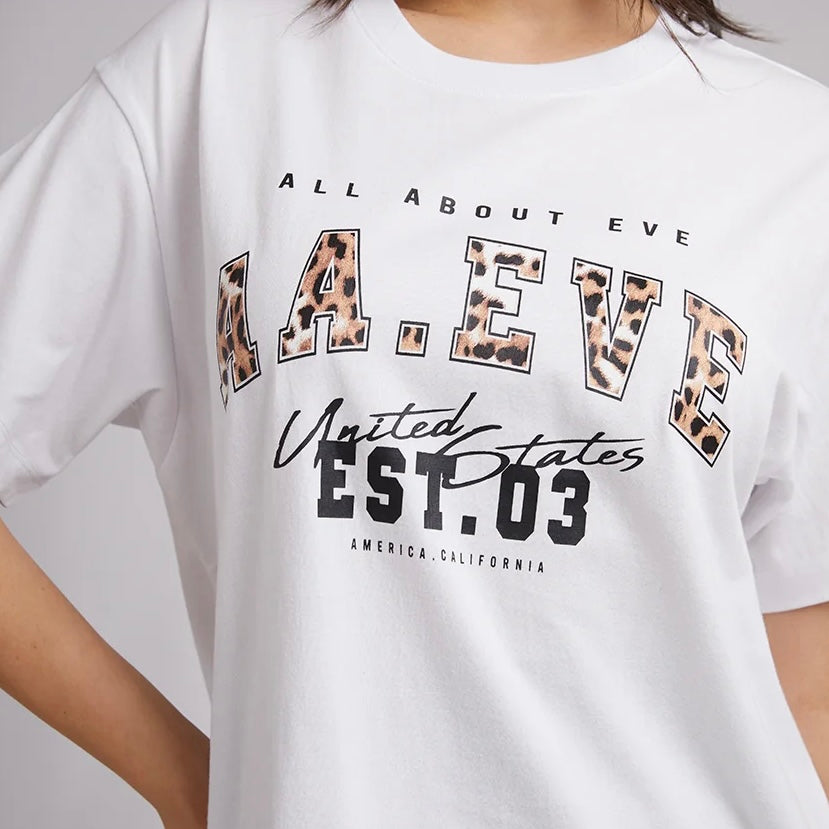 Jordan Leopard Tee White