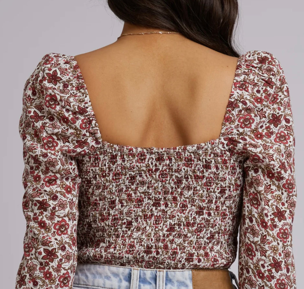 Elle Floral Top