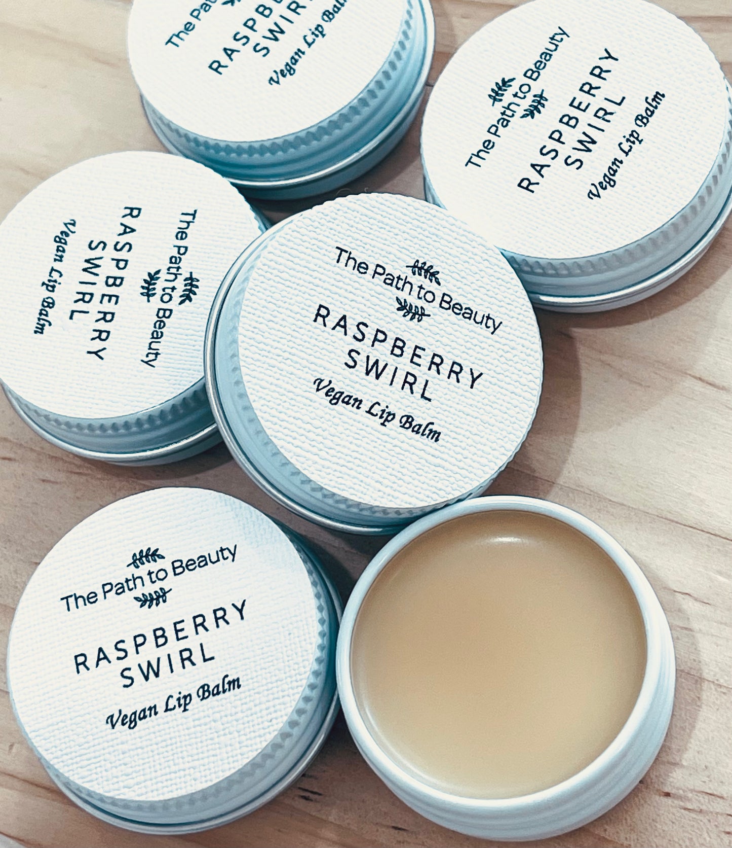 Raspberry Swirl Lip Balm