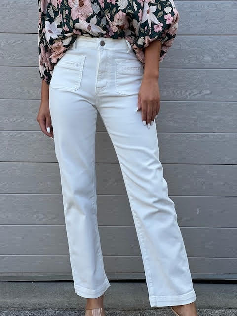 Nellie Jean (stretch) - White