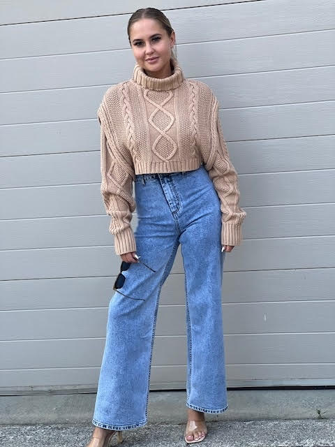Felicity Crop Knit Top