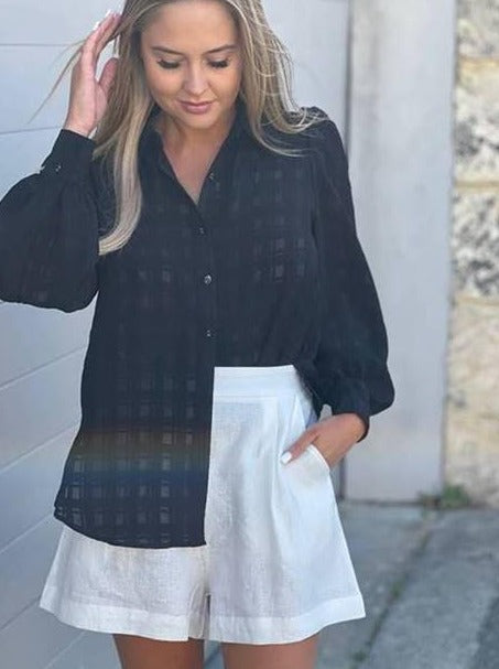 Check It Out Shirt Black