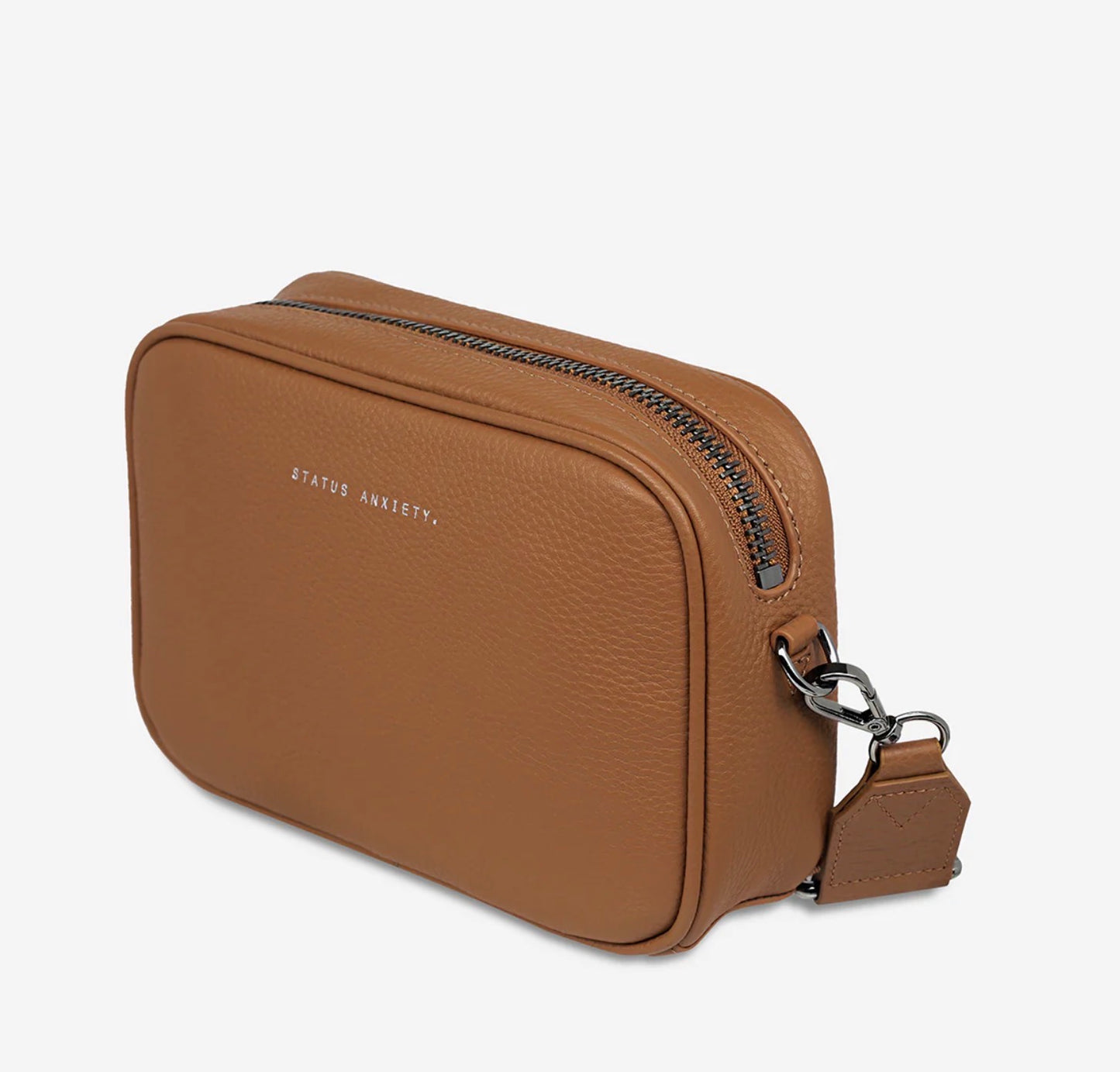 Plunder Bag with Webbed Strap - Camel