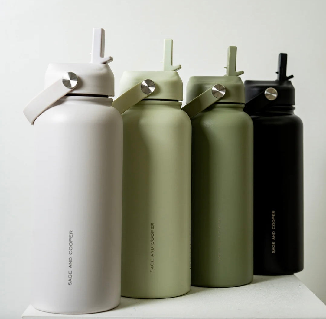 Insulated Drink Bottle Olive