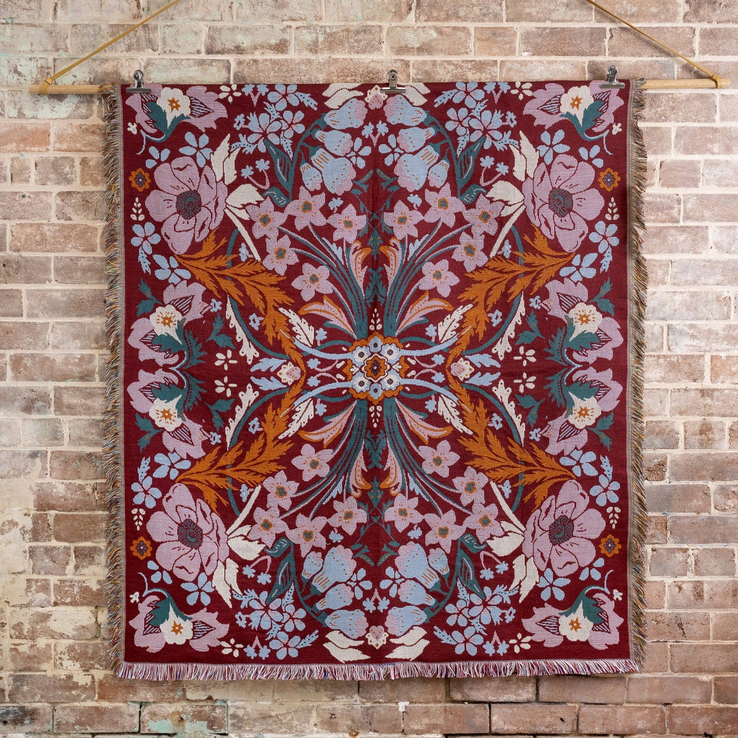 'Magical Mystery' Woven Picnic Rug/Throw: Regular 130x160cm
