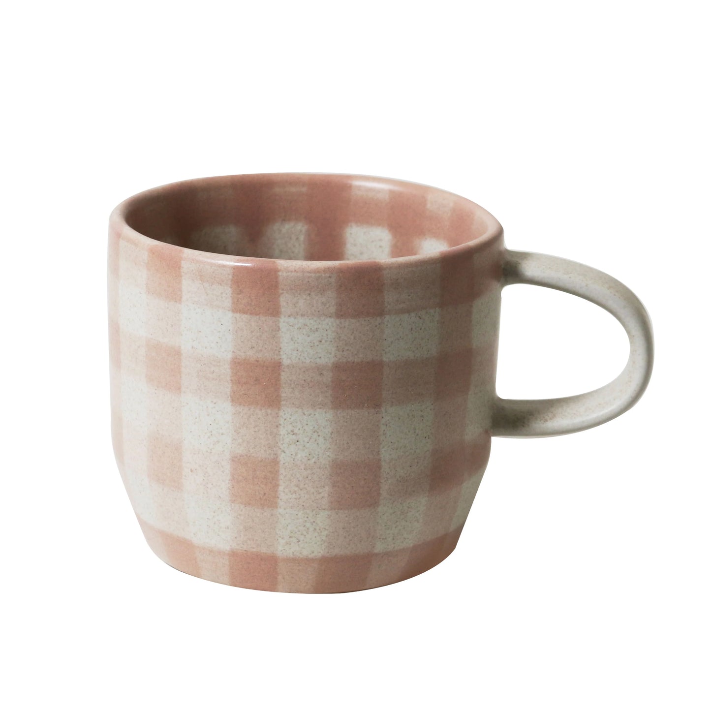 Check Mug - Soft Terracotta