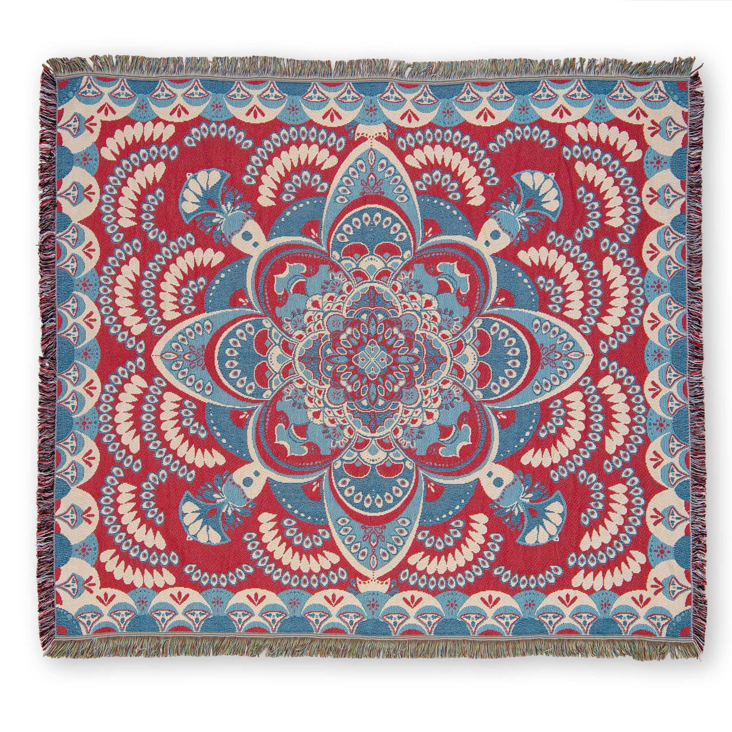 'You'll Be Mine' Woven Picnic Rug/Throw: Regular 130x160cm