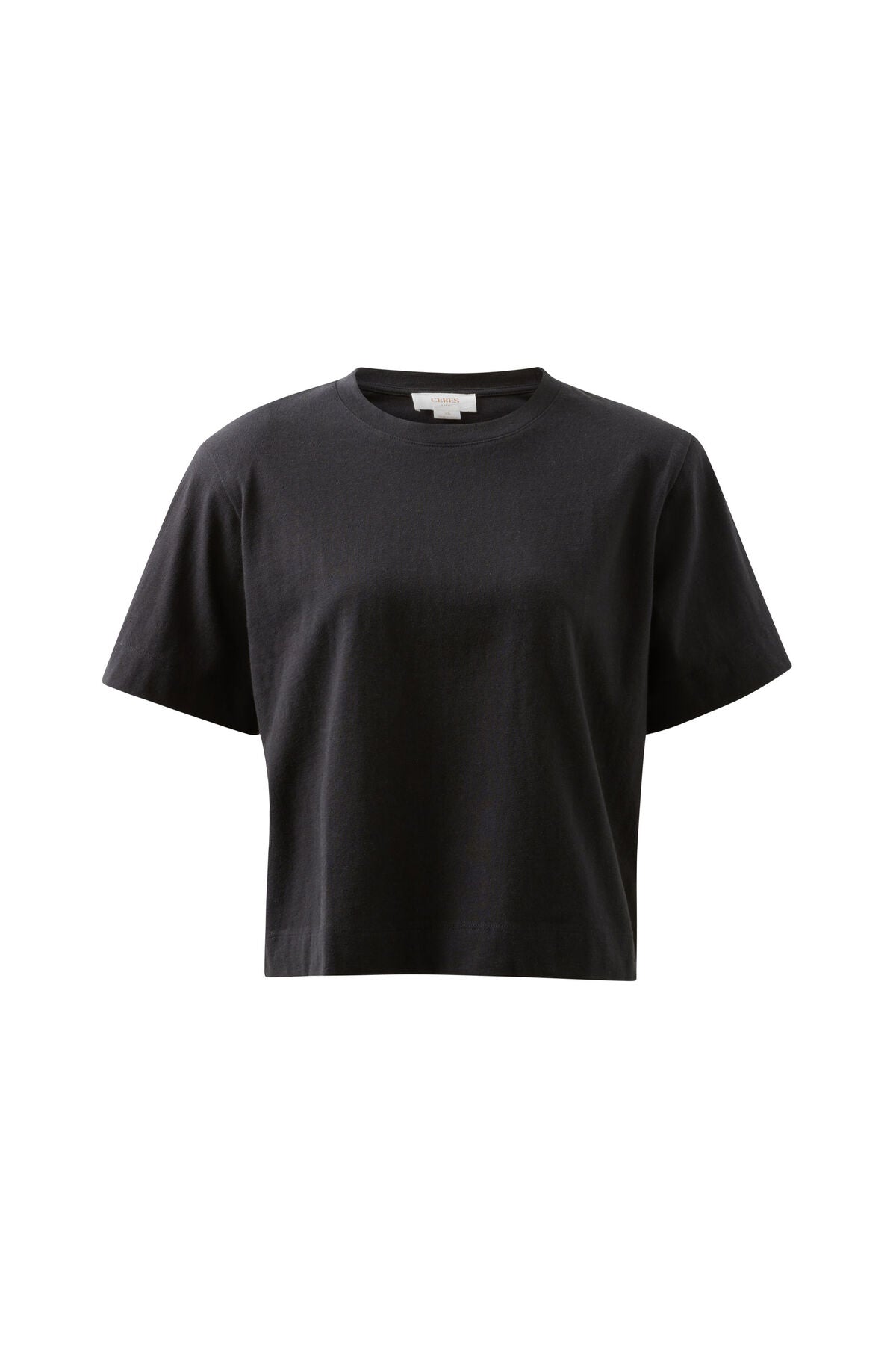 Sofia Boxy Tee - Black