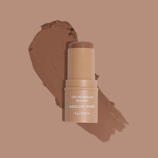 SPF 50 Natural Bronzer: Medium-Dark