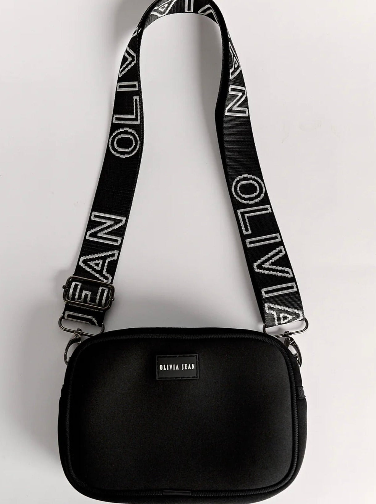 Balance Neoprene Crossbody Bag Black