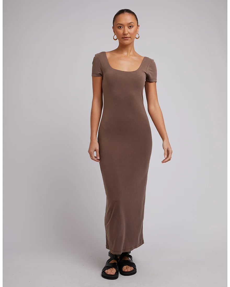 Harper Maxi Dress - Brown