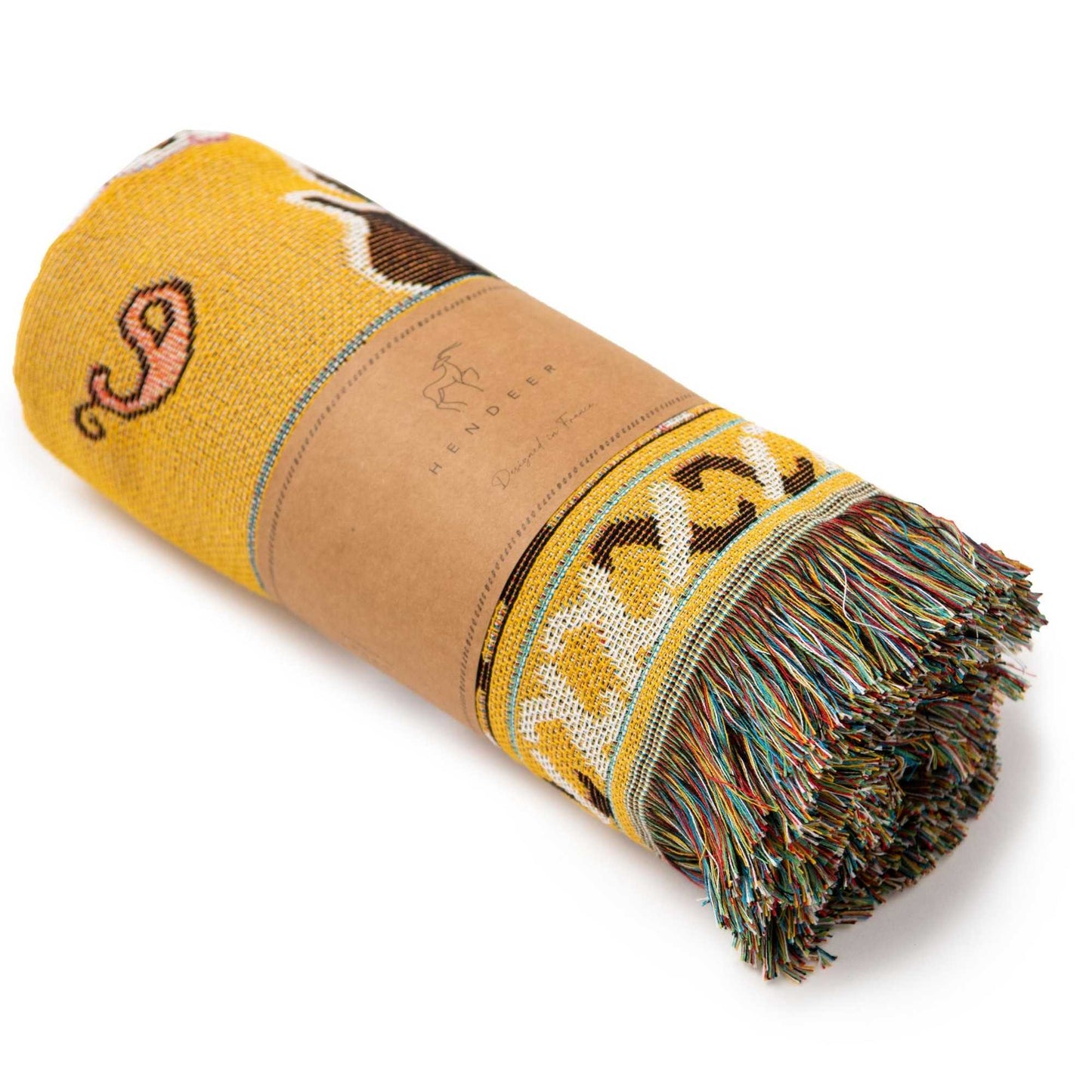 'Here Comes The Sun' Woven Picnic Rug/Throw: Regular 130x160cm