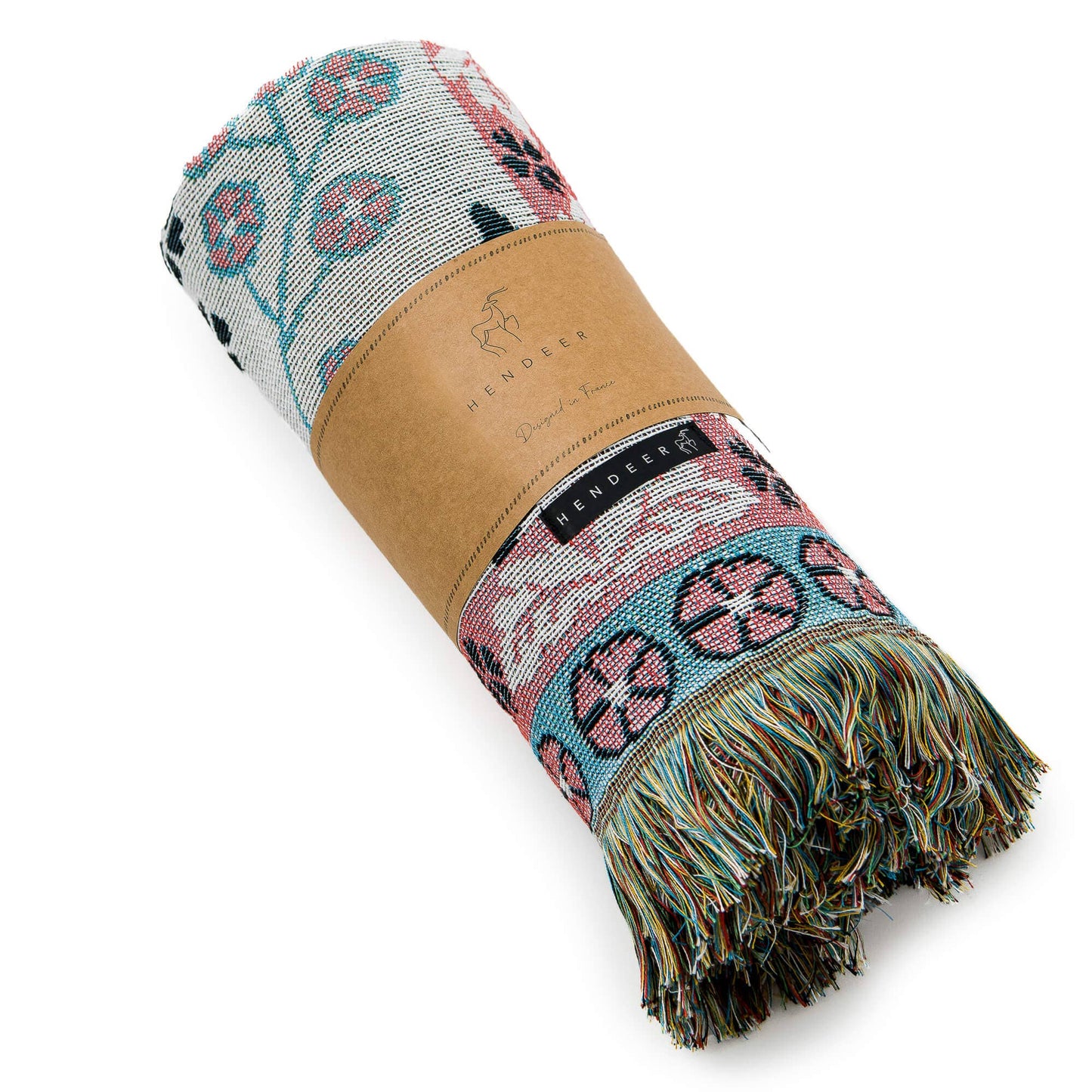 'All You Need is Love' Woven Picnic Rug/Throw: Regular 130x160cm