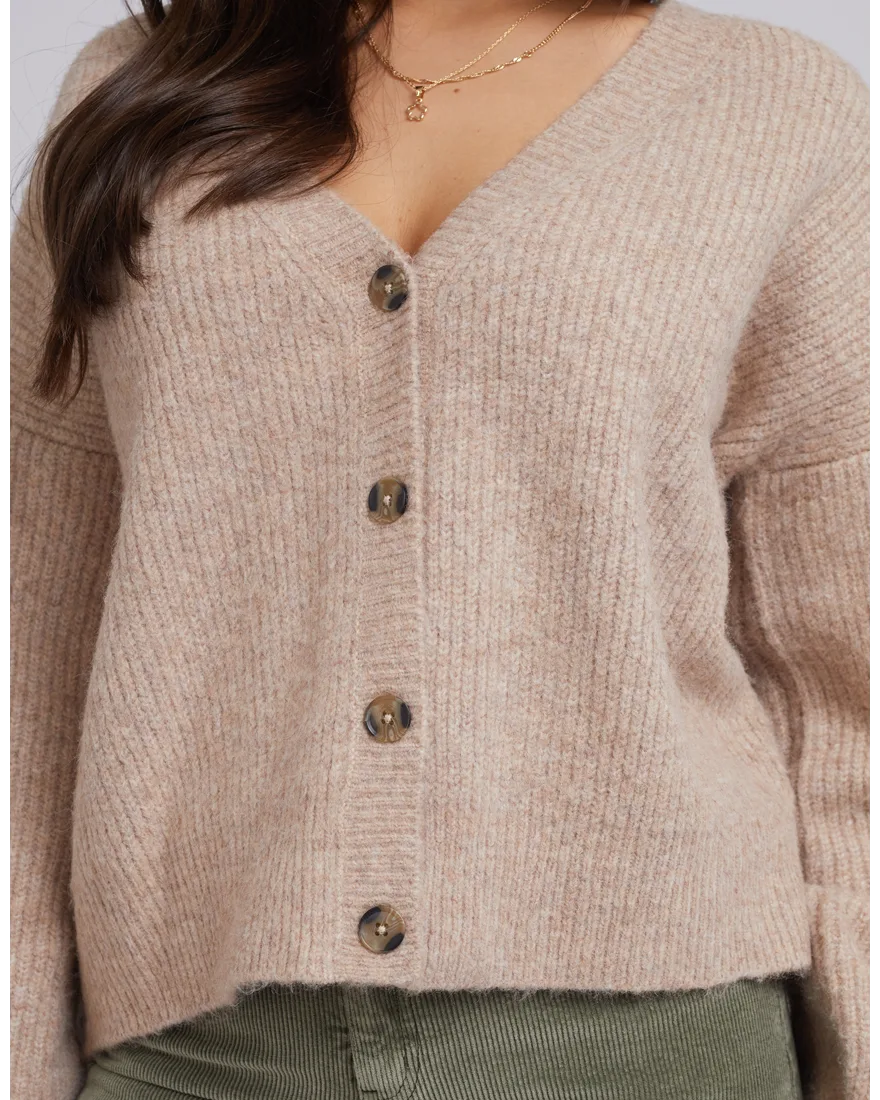 Belle Knit Cardi - Oatmeal