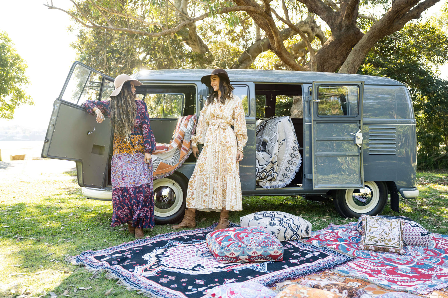 'You'll Be Mine' Woven Picnic Rug/Throw: Regular 130x160cm