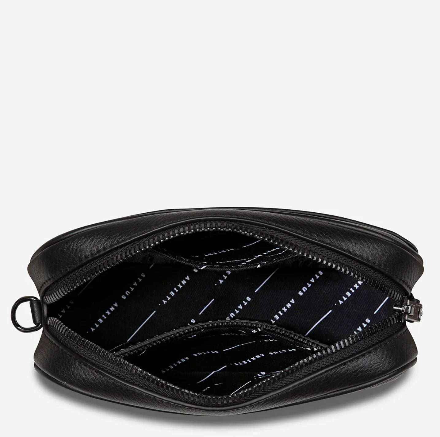 Plunder Bag with Webbed Strap - Black