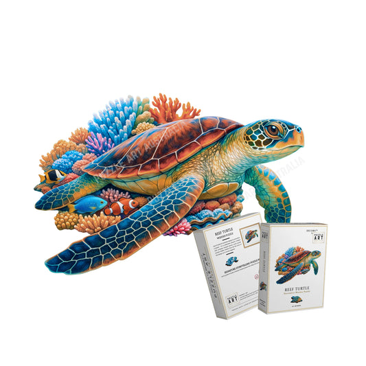 Green Sea Turtle Wooden Puzzle