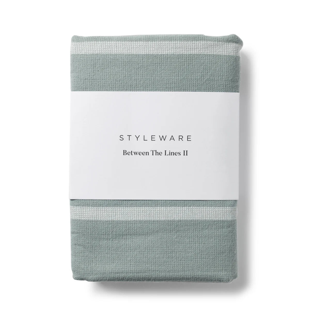 Between the Lines tea Towel ll - Green Tea