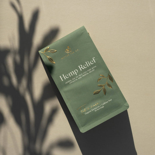 Hemp Relief Herbal Tea: Hemp Relief Compostable Pouch