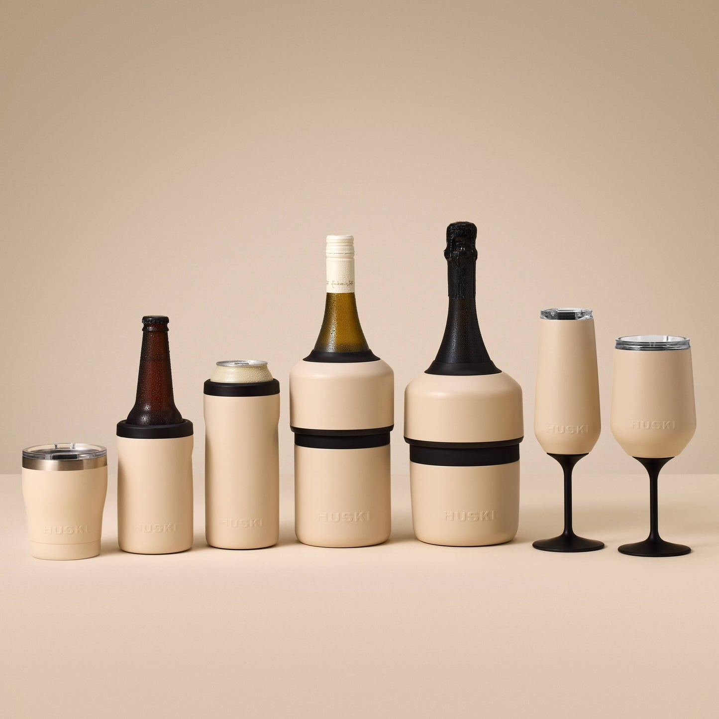 Huski Wine Tumbler 2.0 - Sand Beige (Limited Release)