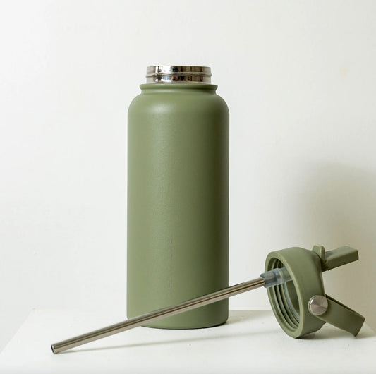 Insulated Drink Bottle Olive