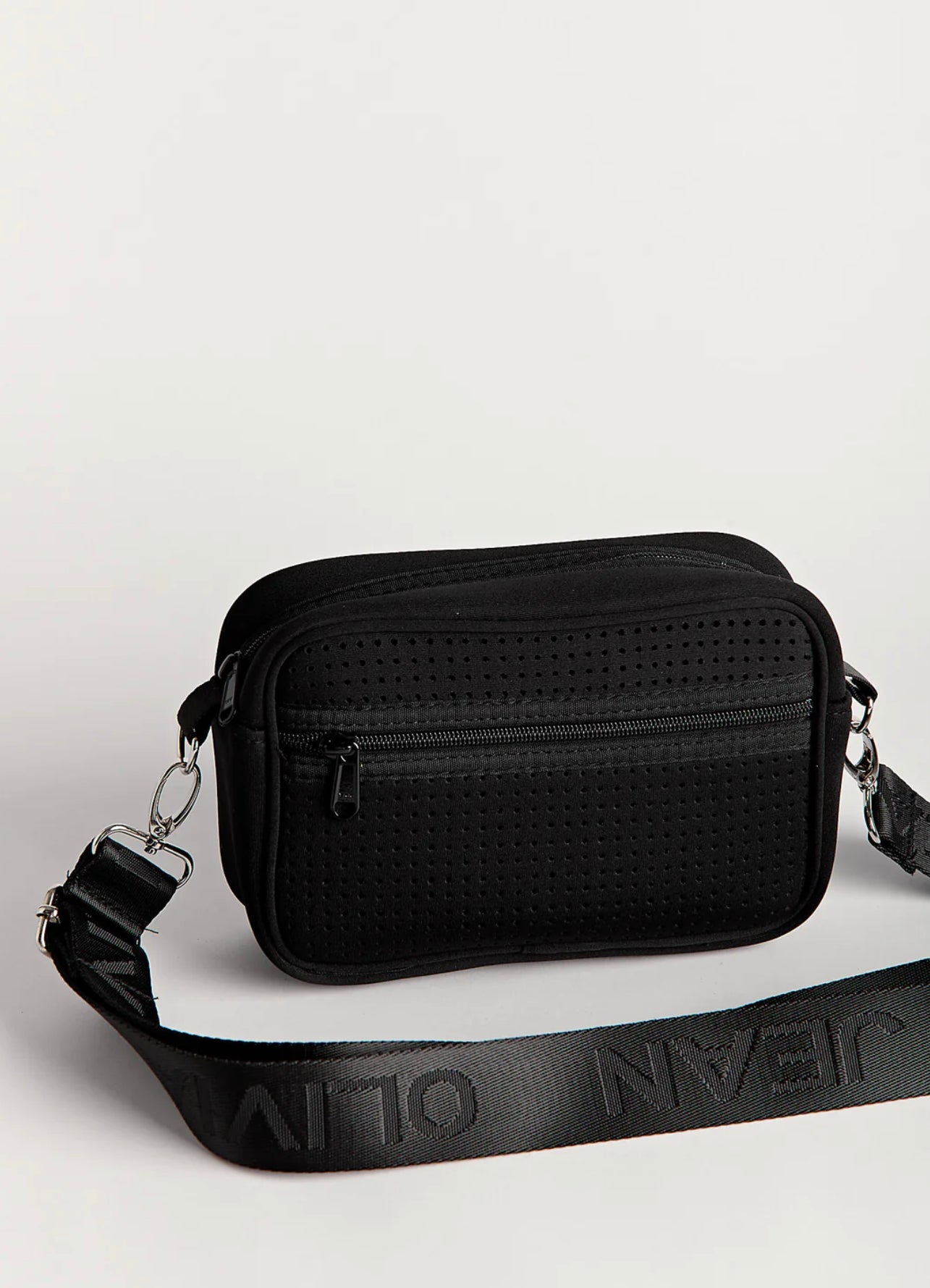 Spice (Black) Neoprene Crossbody Bag