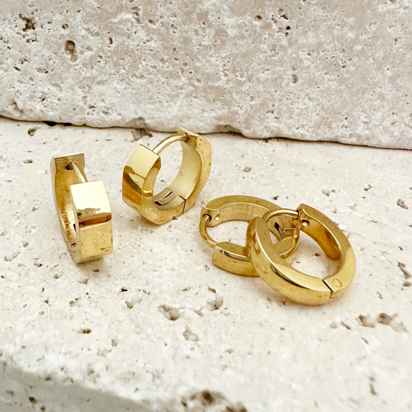 Trackside Huggie Earring