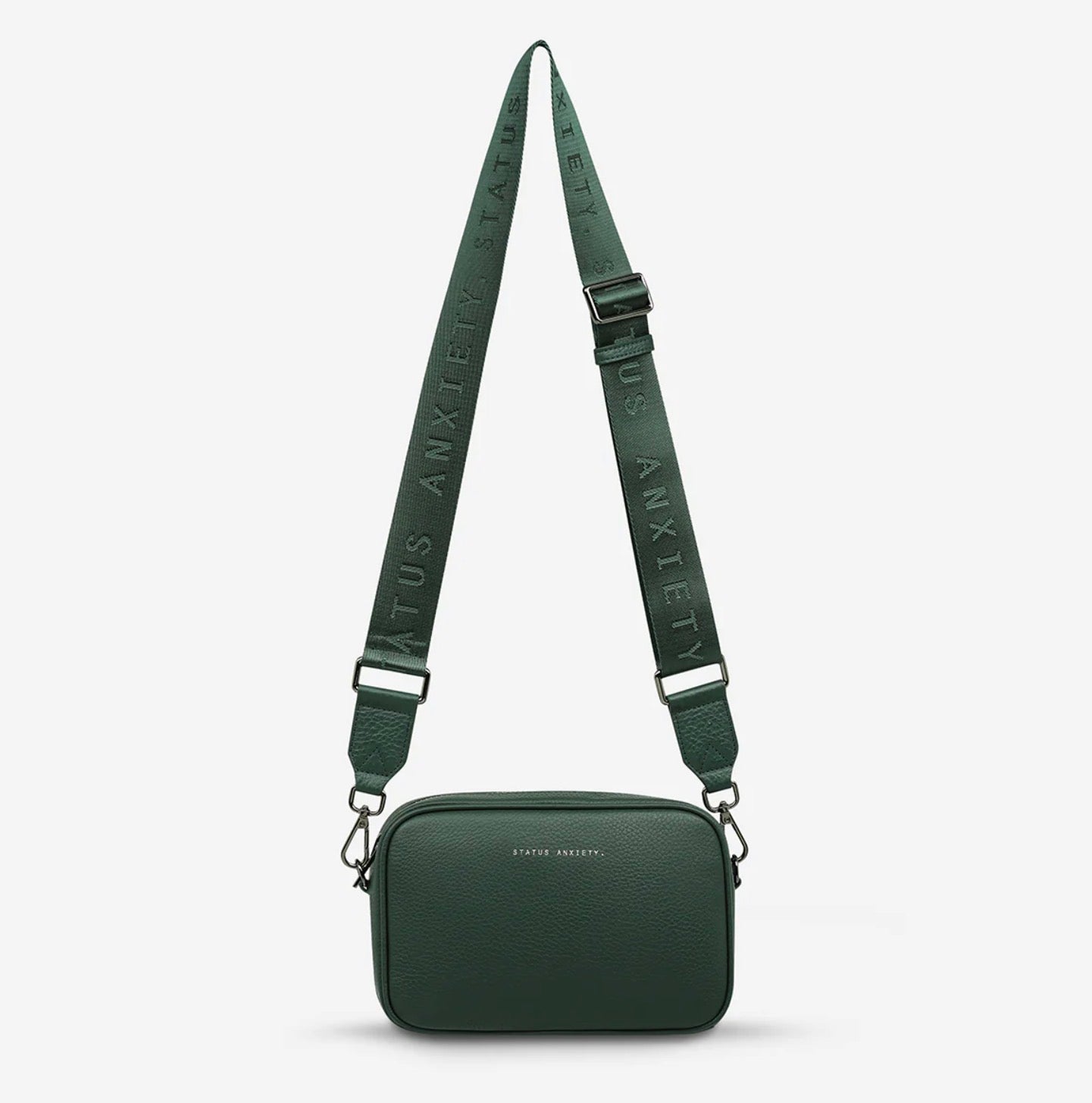 Plunder Bag with Webbed Strap - Green