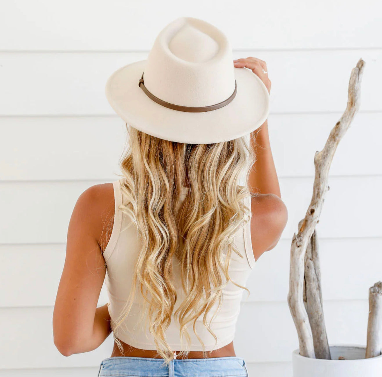 Wool Fedora - Oatmeal