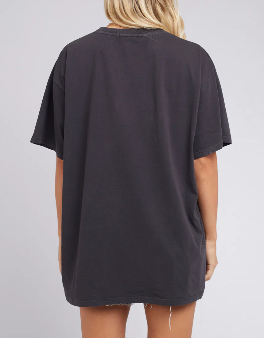 AMERICAN EAGLE TEE - Washed Black