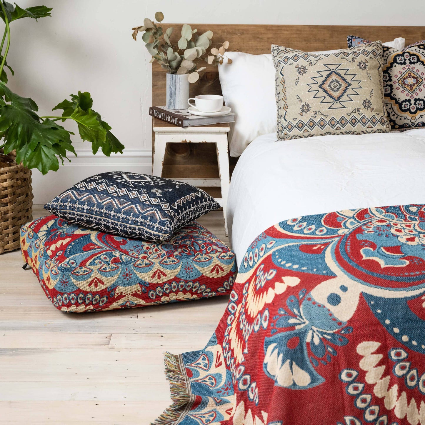 'You'll Be Mine' Woven Picnic Rug/Throw: Regular 130x160cm