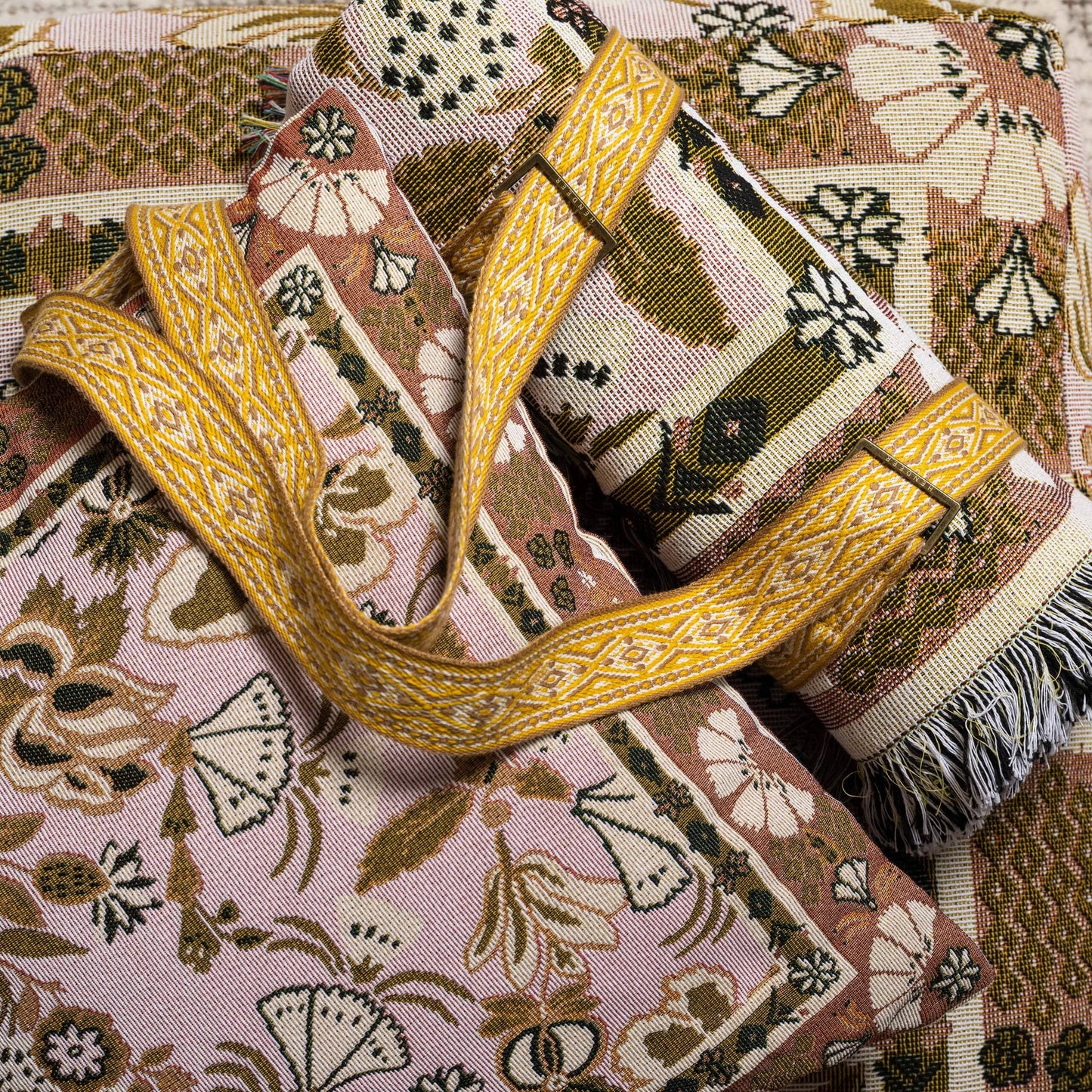 Cotton Carry Strap: Stand By Me - Olive