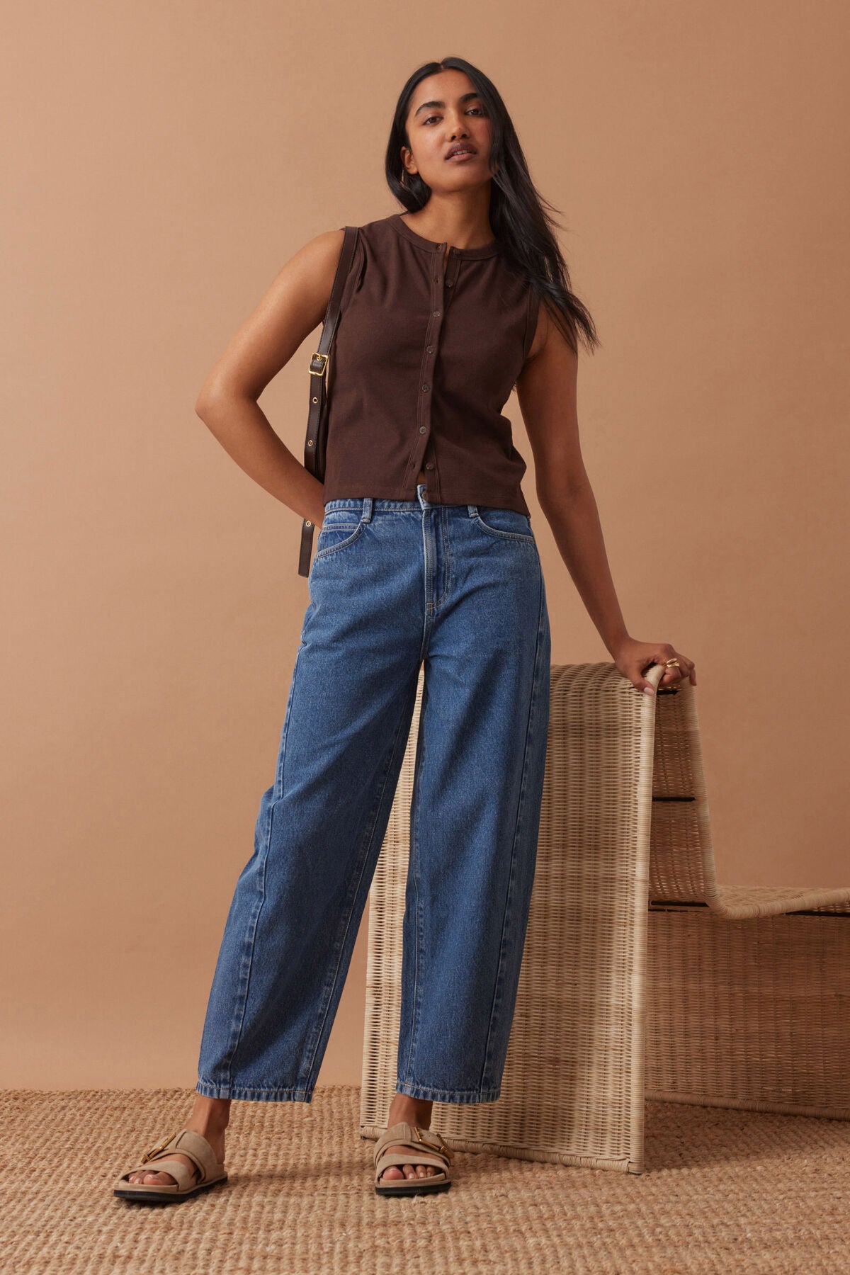 Leah Tapered Barrel Jean