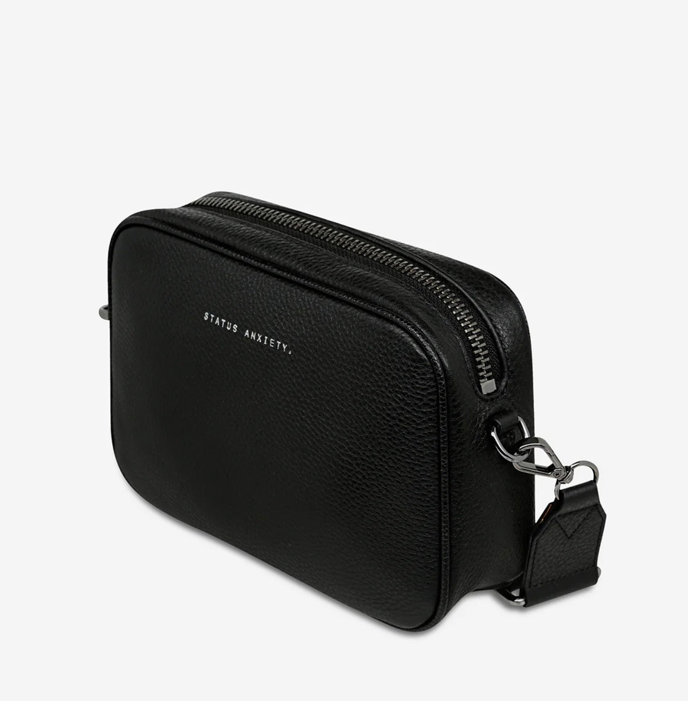Plunder Bag with Webbed Strap - Black
