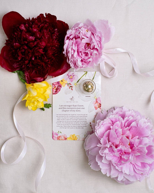 Blooming Tea Greeting Card NEW: Jasmine