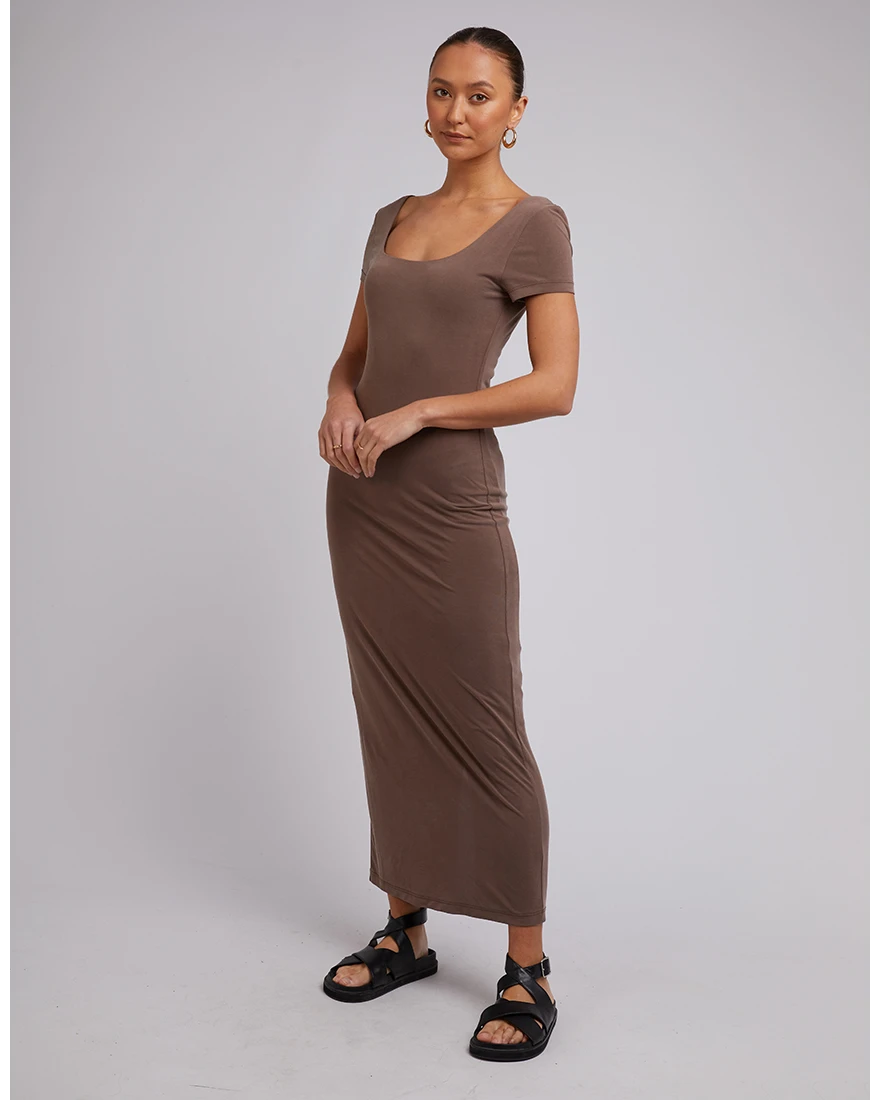 Harper Maxi Dress - Brown