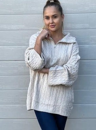 Cabled Slouch Knit