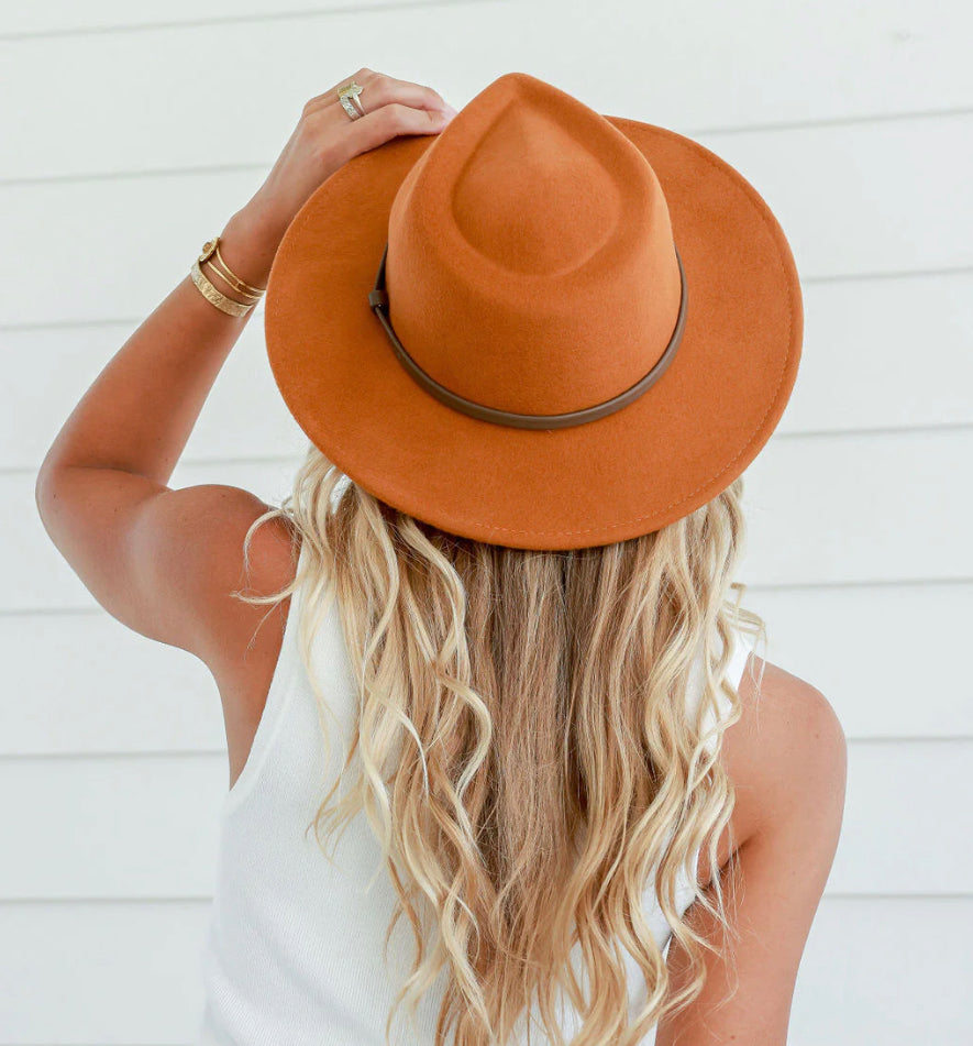 Wool Fedora - Honeycomb