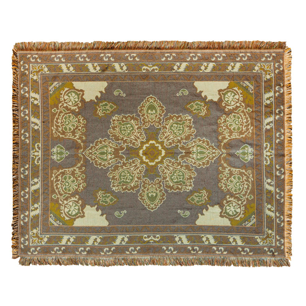 'Here Comes The Sun' Woven Picnic Rug/Throw: Regular 130x160cm