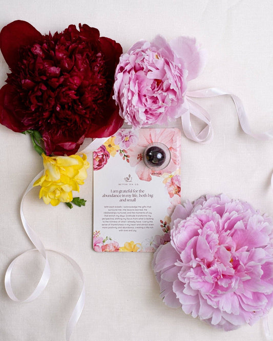 Blooming Tea Greeting Card NEW: Hibiscus