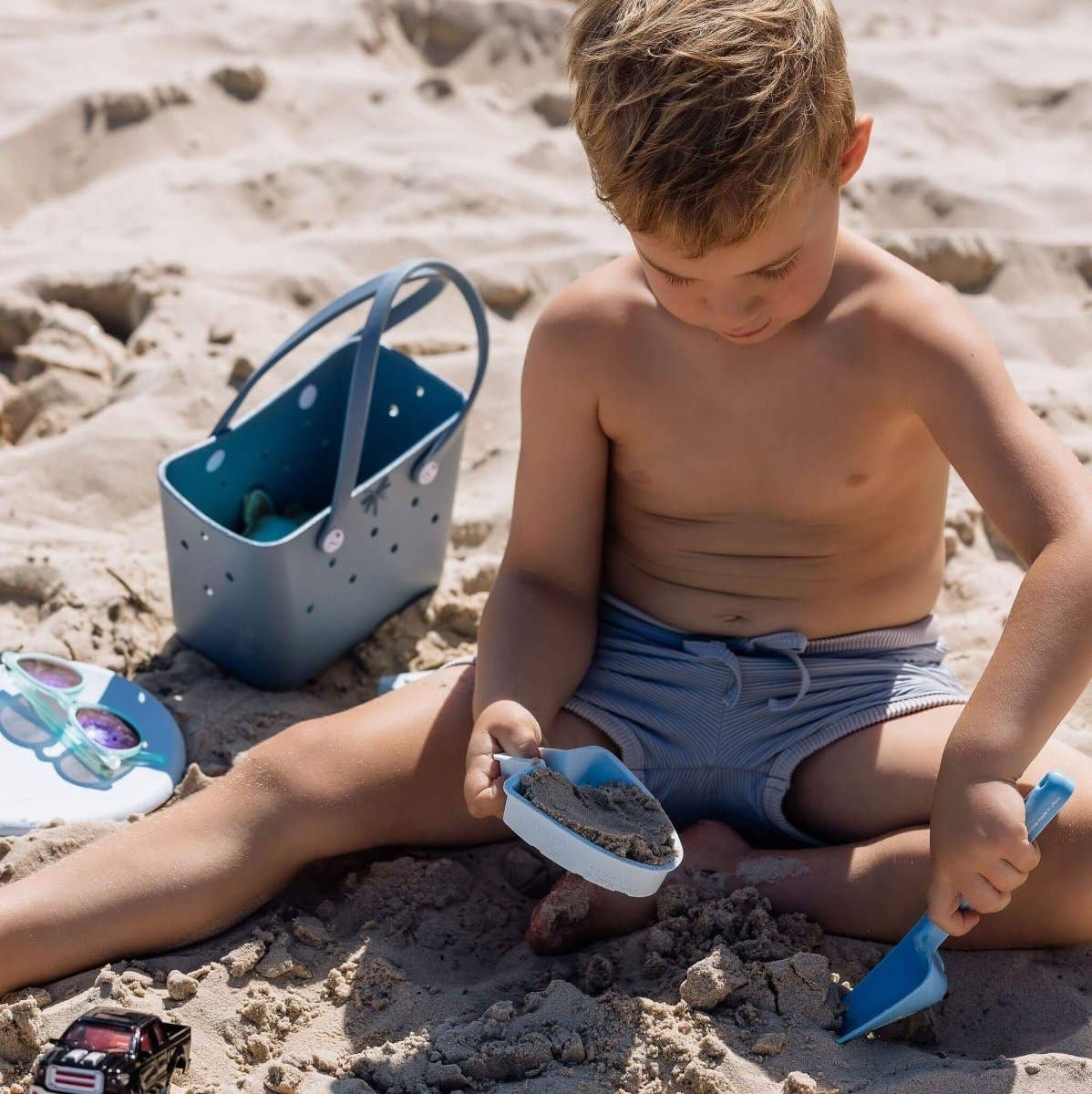 Mini Tribe Bag in Dolphin Blue